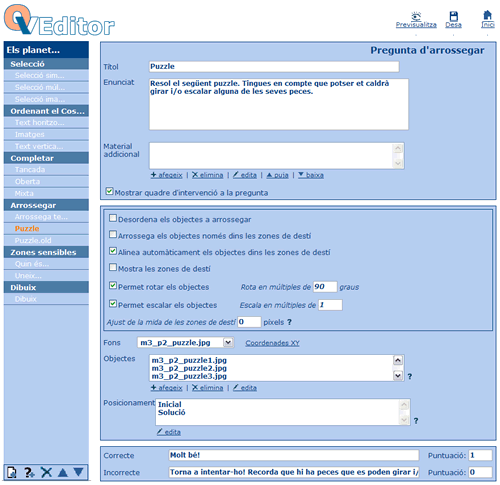 Pregunta d'arrossegar