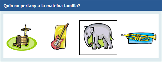 Exemple de pregunta de zones sensibles