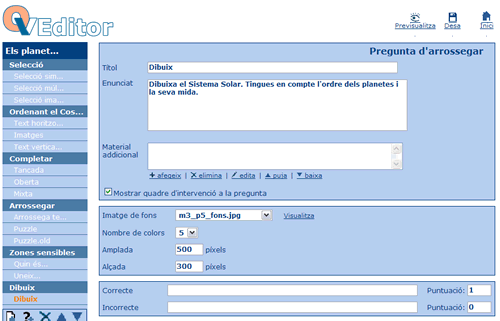 Pregunta d'arrossegar