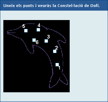 Imatge de la pregunta d'unir punts que es proposa